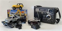 RC Cars, Mega Blocks & Panasonic Radio