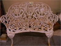 Fancy Vintage Iron Garden Bench