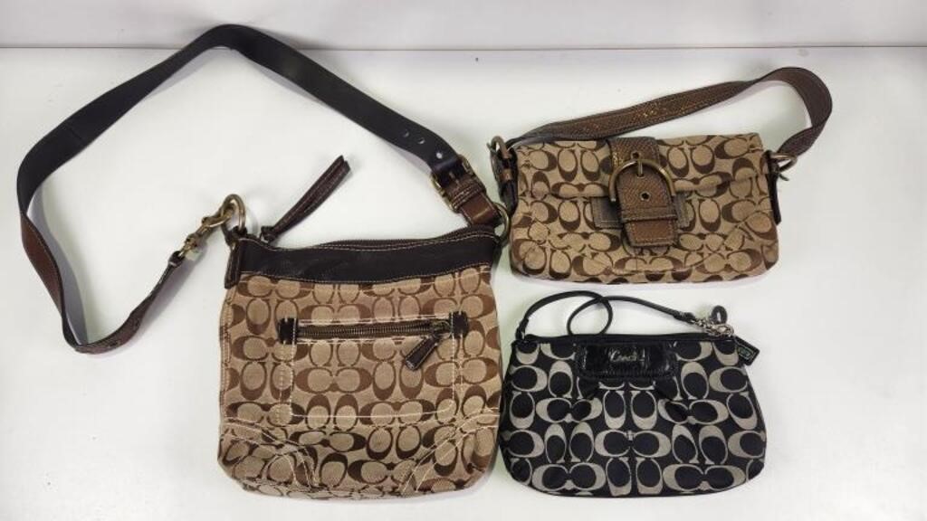 (3) Coach Purses