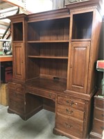 Large 2 piece home office desk