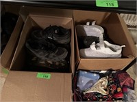 2 BOXES OF MIXED SHOES