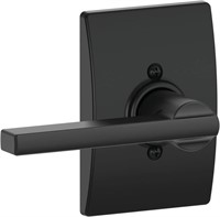 Schlage Latitude Dummy Trim Lever, Matte Black