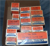Boxed Lionel Rolling Stock