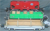 3 Clean Late 800 Series Freight Cars