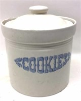 Small Classic white Cookie Jar