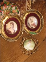 Framed Victorian prints