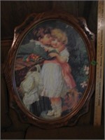 Oak framed print