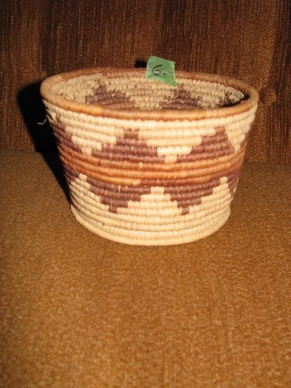 Native Indian woven basket
