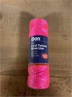 Bon 250' Twisted Neon Pink Nylon Line x 8 Boxes.