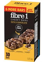 30-Pk Fibre 1 Chewy Bars Oats & Chocolate, 35g