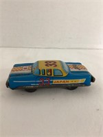 Vintage Japan Tin Litho Toy Race Car