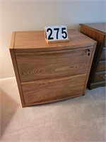 2 Drawer File Cabinet (With Key) 27" X 30" X 22"