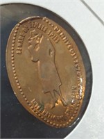 Beware a female spies smashed penny token