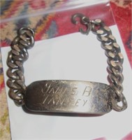 heavy sterling ID bracelet