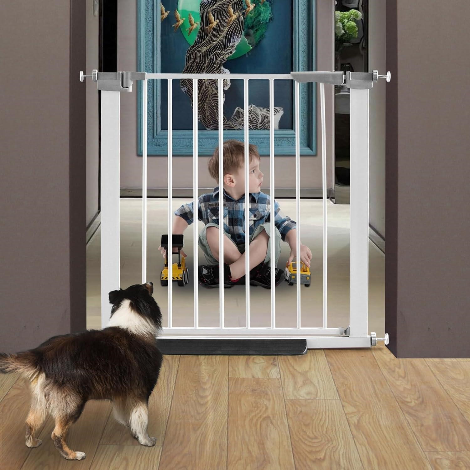 Retractable Dog & Baby Gate