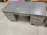 Metal Desk  60x30x29 VERY HEAVY