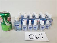 35 Small Bottles Hand Sanitizer (See Description)