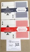 4 Packs Standard Playing Cards