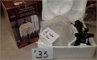 2 New in Box Victorian Style Lamps
