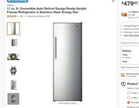 FM4051 11 cu. ft. Convertible Freezer/Refrigerator