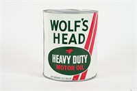 WOLF'S HEAD HD MOTOR OIL U.S. GALLON CAN