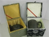 3" Clay Teapot & 5" Tea Mug In Boxes