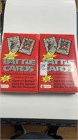 Lot of 3 Battle Cards Combat Fantasy Game Box