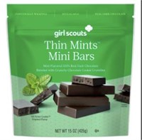 Girls Scouts Thin Mints Mini Bars