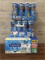 24- 8oz pediasure & 2-8 pack gerber puffs