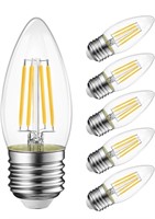 (new)(Pack of 6)LVWIT B11 LED Filament Bulb E26
