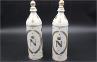 Napoleonic Bees Porcelain Apothecary Jar Bottles