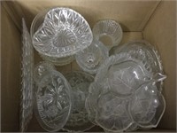Box of Crystal Serving Pieces