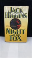 Jack Higgins " Night Of The Fox " Hardcover Book
