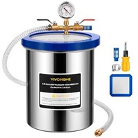 VIVOHOME 3 Gallon Vacuum Degassing Chamber with Ac
