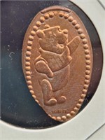 Smashed penny token Pooh