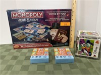 New Monopoly game, puzzle, kids Card games