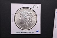 1884-O U.S Morgan Silver Dollar