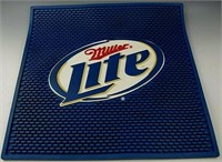 MILLER LITE BEER RUNNER RAIL MATT COASTER VINTAGE