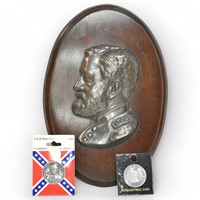 Generals of the Civil War - Plaque & Coins
