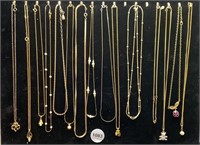 15pc Chain/Pendant Necklace lot