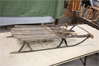 Vintage Sled, Approx 14"x40"