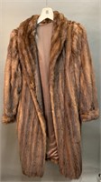 Brown Mink Coat.