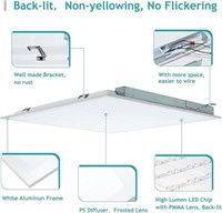 $165 - 2x2 LED Light Drop Ceiling 5000K 4000K 3000