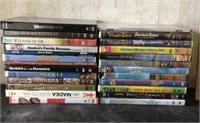 DVD lot with tote