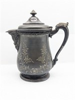 Large Silver Plated Water Pitcher