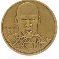 Michael Jordan Bronze Mint Coin  #23552 in Case