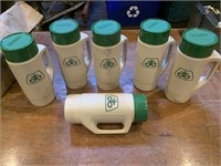 LOT OF 6 PIONEER PLASTIC THERMOS