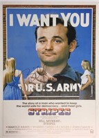 Bill Murray Autograph Stripes Poster