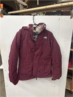Size M the north face double lined jacket and