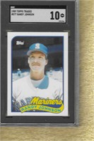 1989 Topps Traded Randy Johnson SGC 10